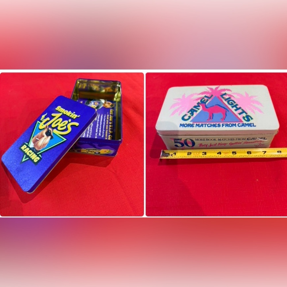 Camel | Vintage Tobacco Tins | Smokin' Joe's Racing & Camel Lights Match Tin Set